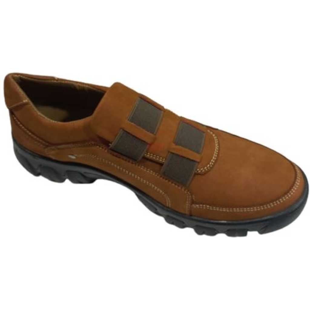 Men's Slip On Casual Shoes - Brown