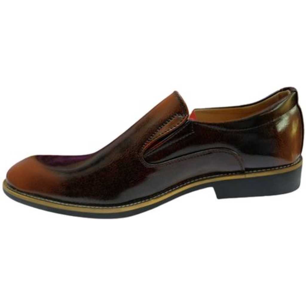 Men's Slipon Formal Shoes - Brown
