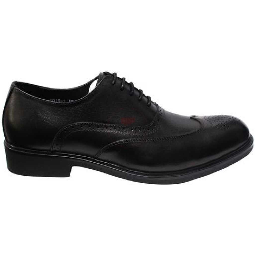 Lace-up Oxford Shoes - Black