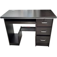 Durable Office Table/Computer Table One Meter- Black
