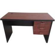 Durable Office Table/ Office Desk 120cm- Mahogany