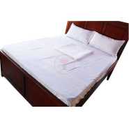 Fitted Bedsheets with 2 Pillowcases- Blue