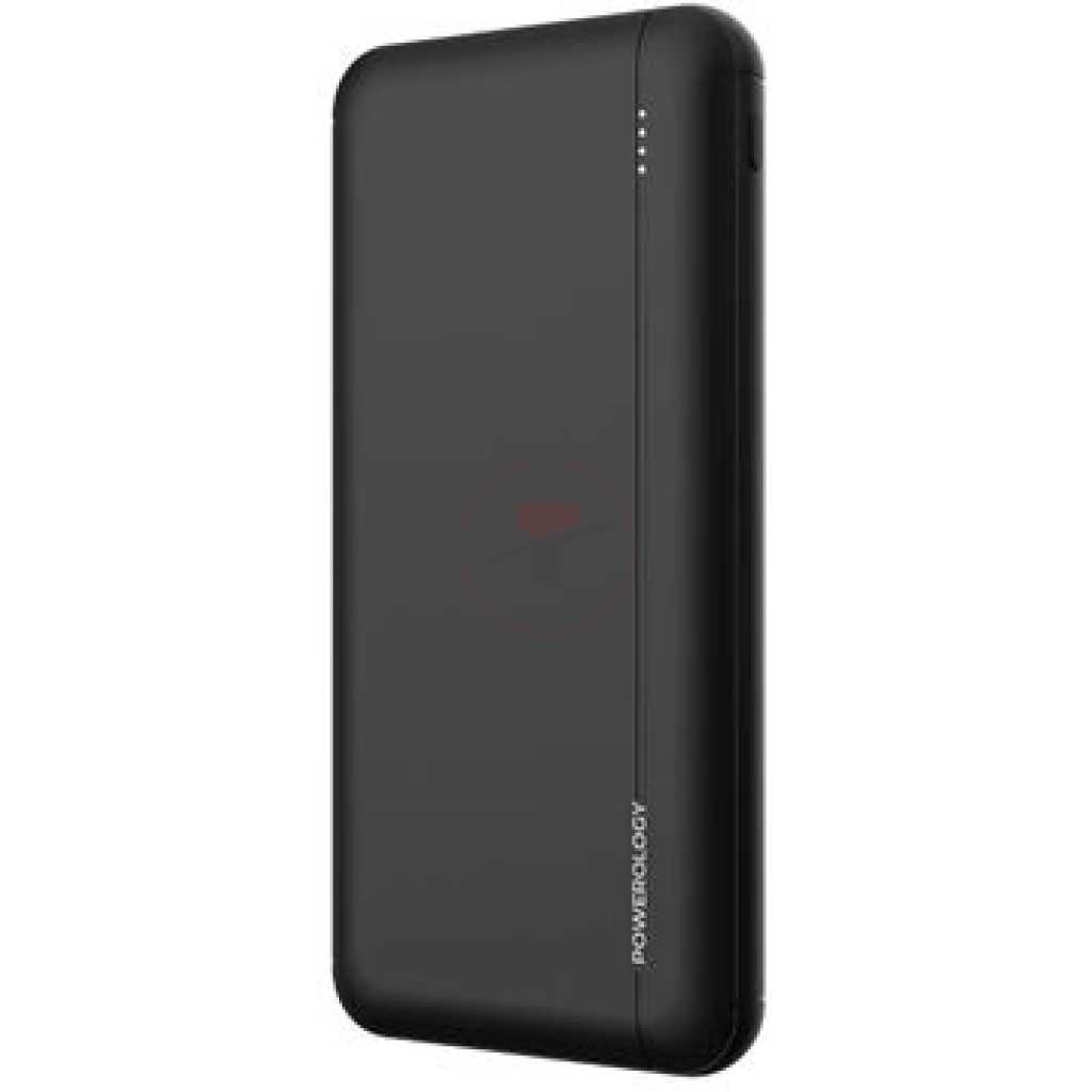 Powerology 20000mAh Power Bank 20W PD & QC3 USB-C - Black