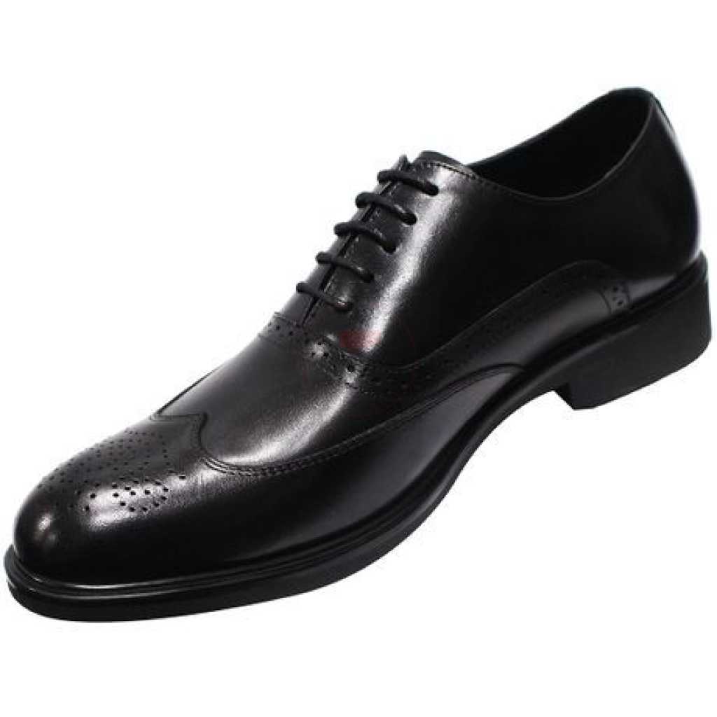 Lace-up Oxford Shoes - Black