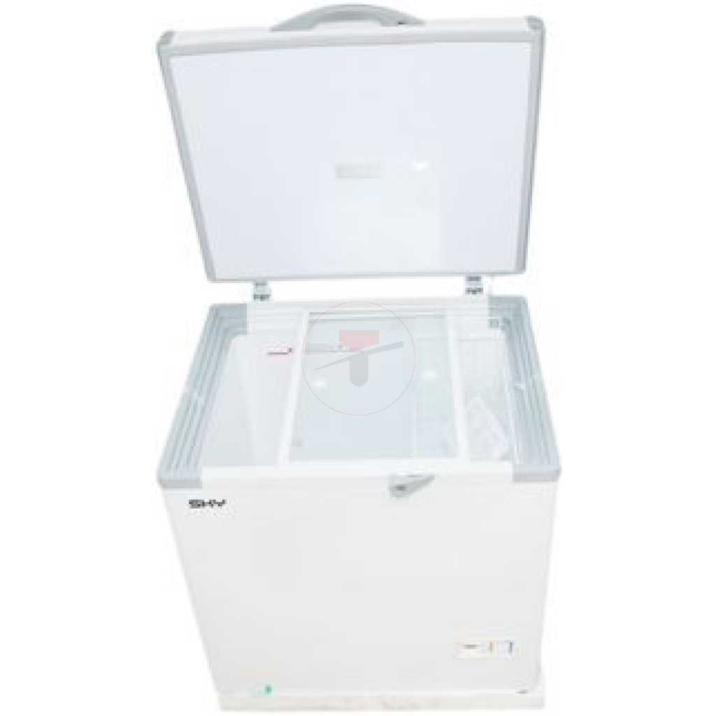 Sky 350 Litres Double Chest Freezer 350L Gross Volume - White