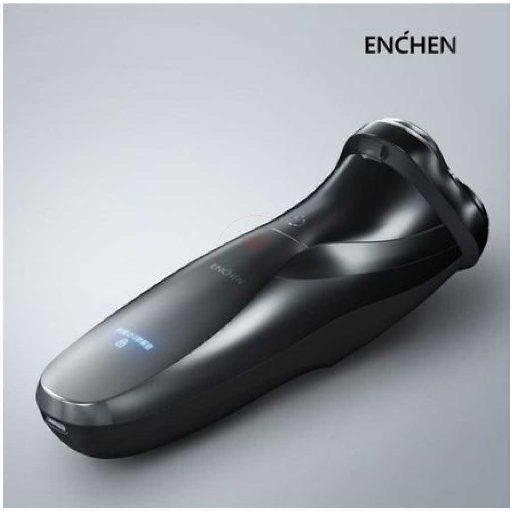 ENCHEN Black Stones3 Waterproof Beard Trimmer Shaver - Black, Silver