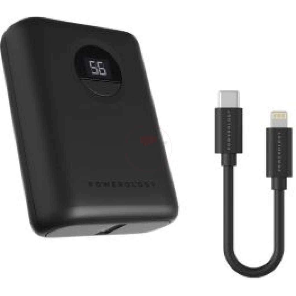 Powerology 10000mAh Power Bank 20W PD & QC3.0 USB-C