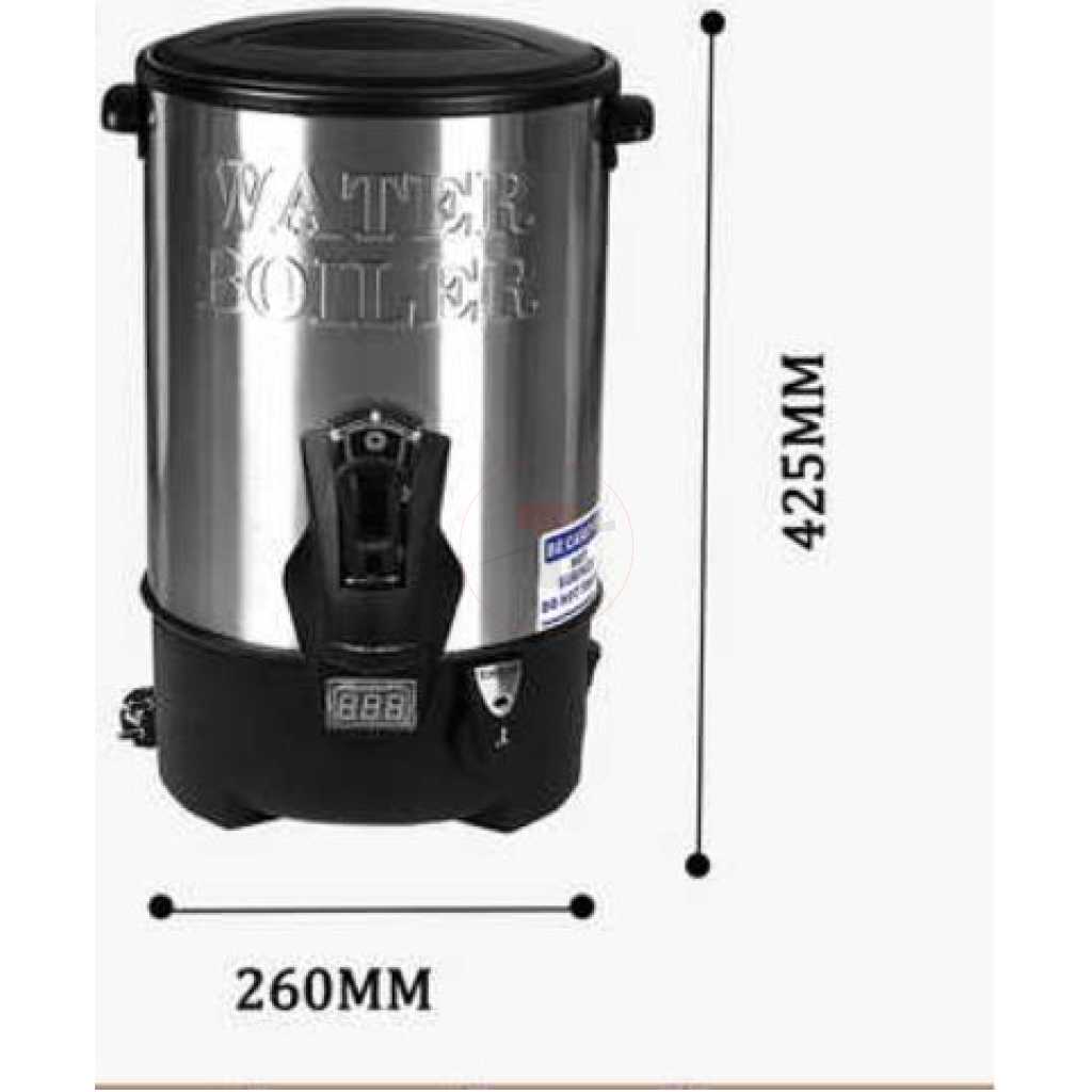 Saachi 16 Litre Commercial Hot Water Boiler Tea Urn - Black,Silver