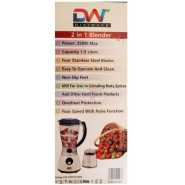Digiwave 2 In 1 DWBL-1203 1.5L Blender & Grinder – White & Black Countertop Blenders TilyExpress