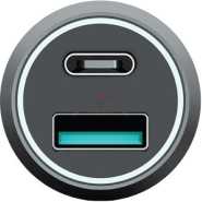 Powerology Car Charger Dual Port Type C PD Fast Charging 3.0 – Black Portable Power Banks TilyExpress