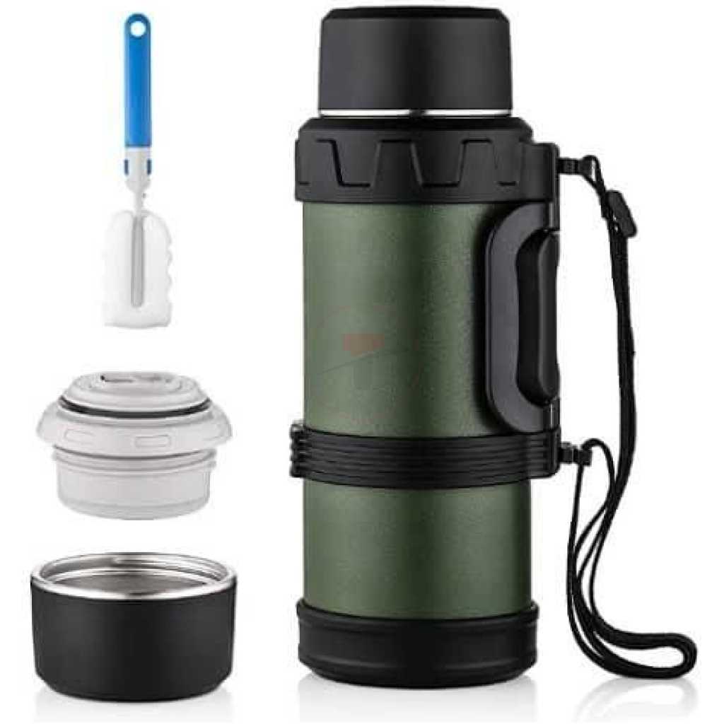 5 L Large Thermos Bottle Stainless Steel Double Walls Vacuum Insulated Tea Flask Great for Outdoors,Sports,Camping,Travel -Multicolor.
