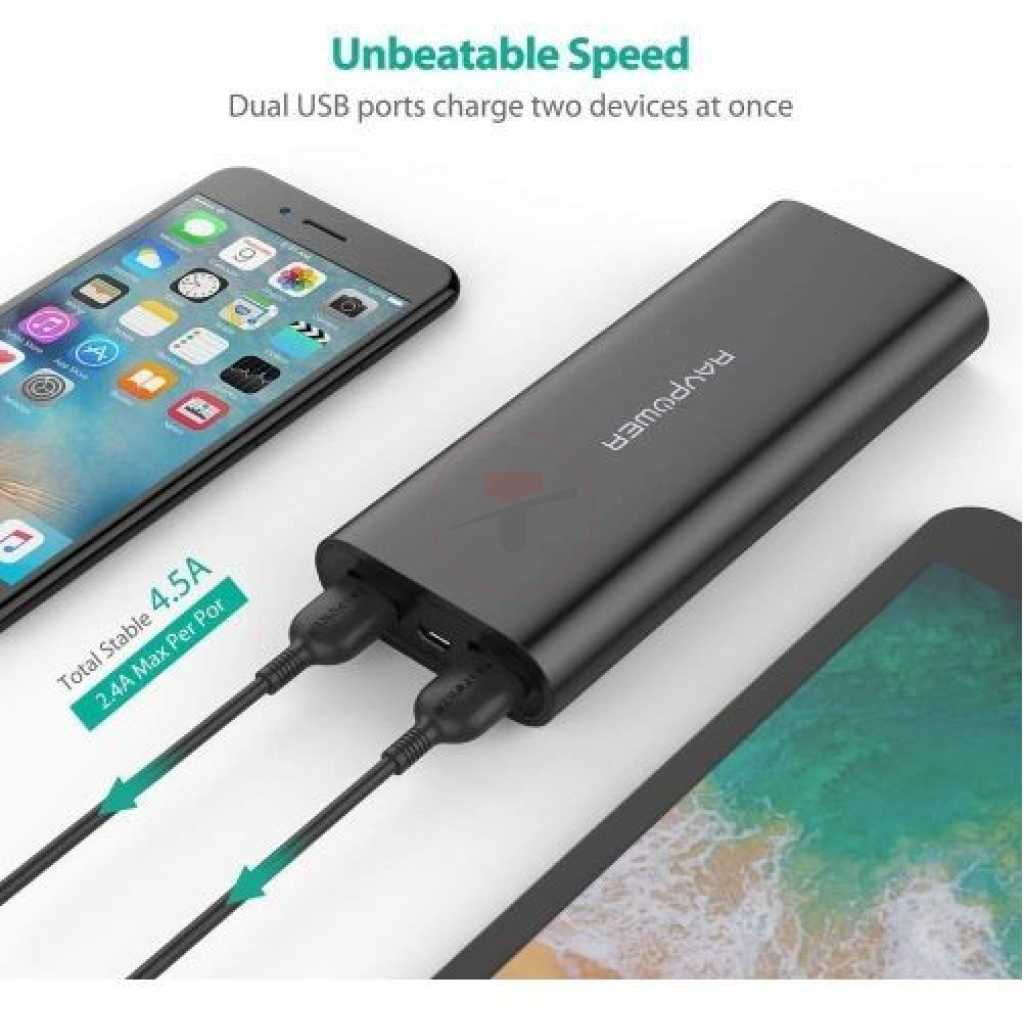 RP-PB010 Power Bank - 16750mAh - Black