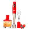 Geepas GHB6136 3-in-1 Multi-Function Hand Blender - Red