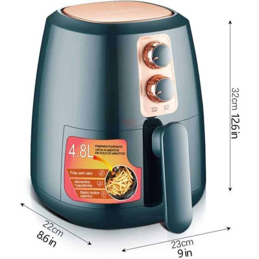 RAF R.5282 4.8 Litres Air Fryer - Green