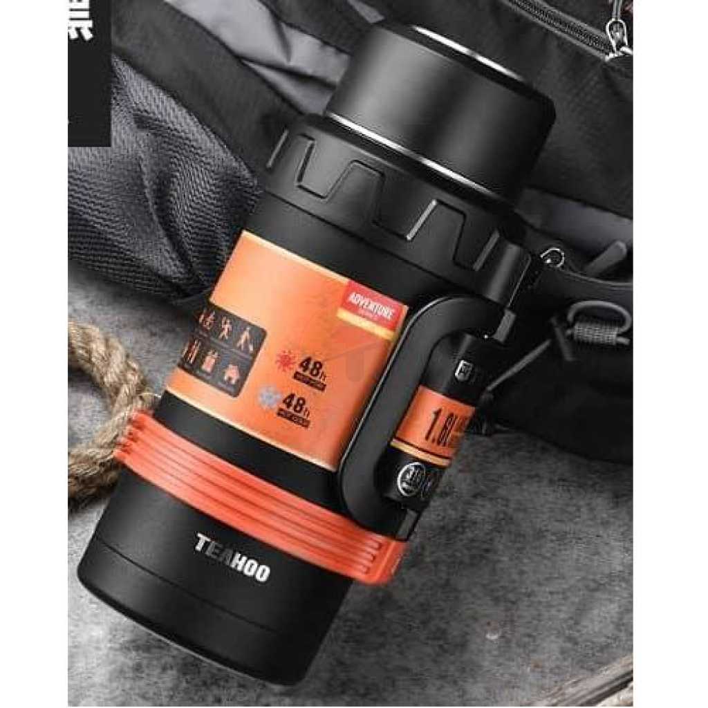 5 L Large Thermos Bottle Stainless Steel Double Walls Vacuum Insulated Tea Flask Great for Outdoors,Sports,Camping,Travel -Multicolor.