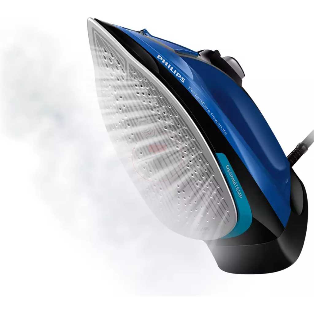 Philips PerfectCare PowerLife Steam Iron GC3920 with up to 180g Steam Boost & No Fabric Burns Technology