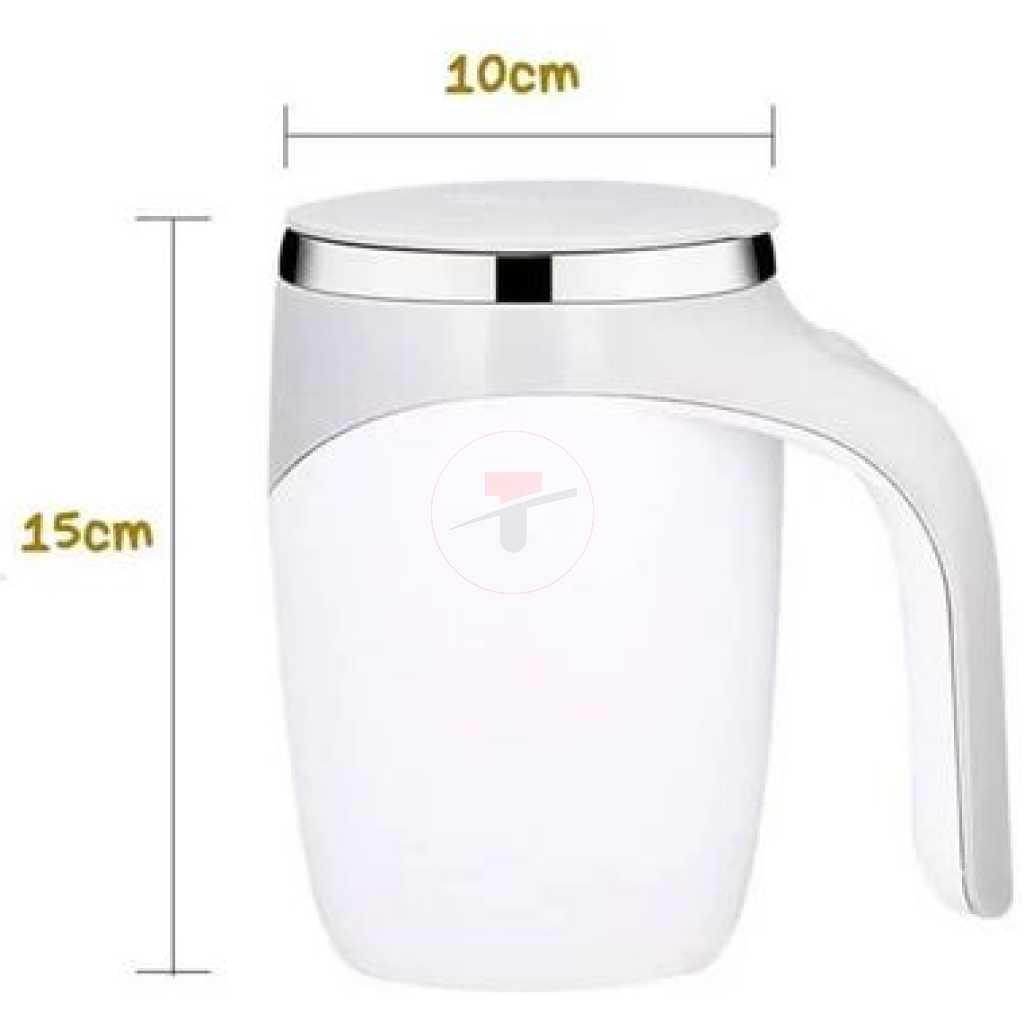 Multifunctional Automatic Magnetic Self-stirring Cup Travel Mug Stainless Steel Espresso Coffee Cup Blender Smart Mixer Thermal Mug for Tea- Multicolor