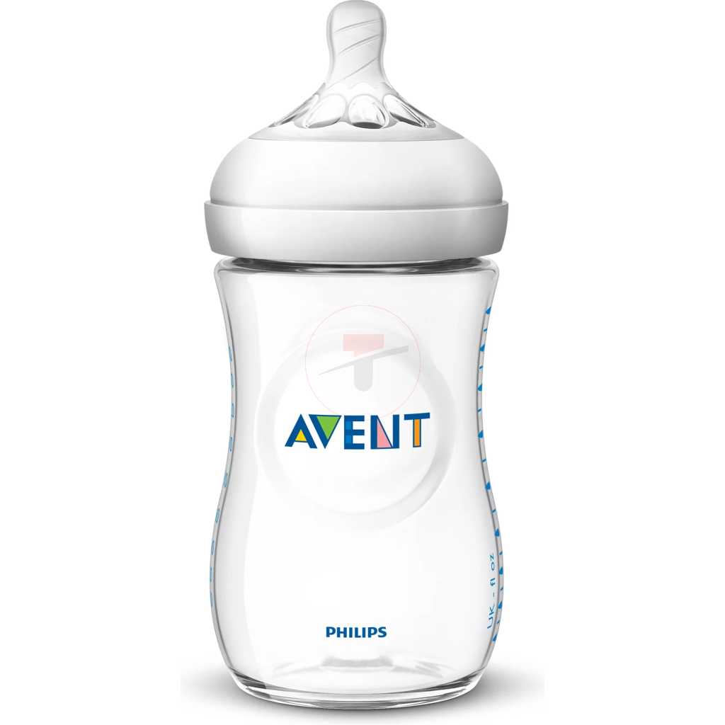 Philips Avent Natural Baby Bottles with Slow Flow teats, Pack of 1(2 Units) (Model SCF033/27)