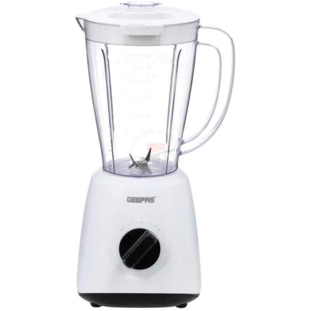 Geepas GSB9894 Multifunctional Blender - Stainless Steel Blades, 2 Speed Control with Pulse | 1.5L Jar, Interlock Protection | Ice Crusher & Smoothie Maker - 2 Year Warranty