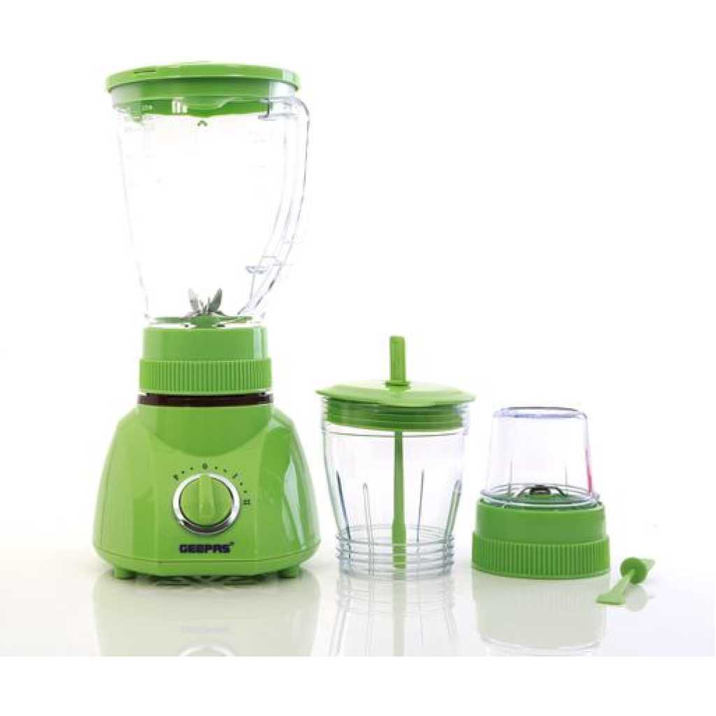 Geepas GSB1514 3 In1 Blender - 1.6 liters - Green