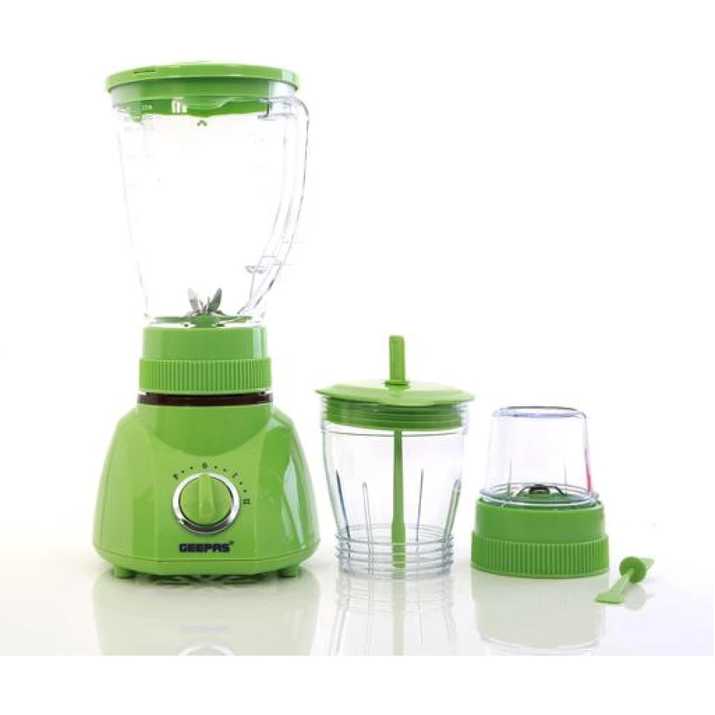 Geepas GSB1514 3-In1 Blender - 1.6 liters - Green