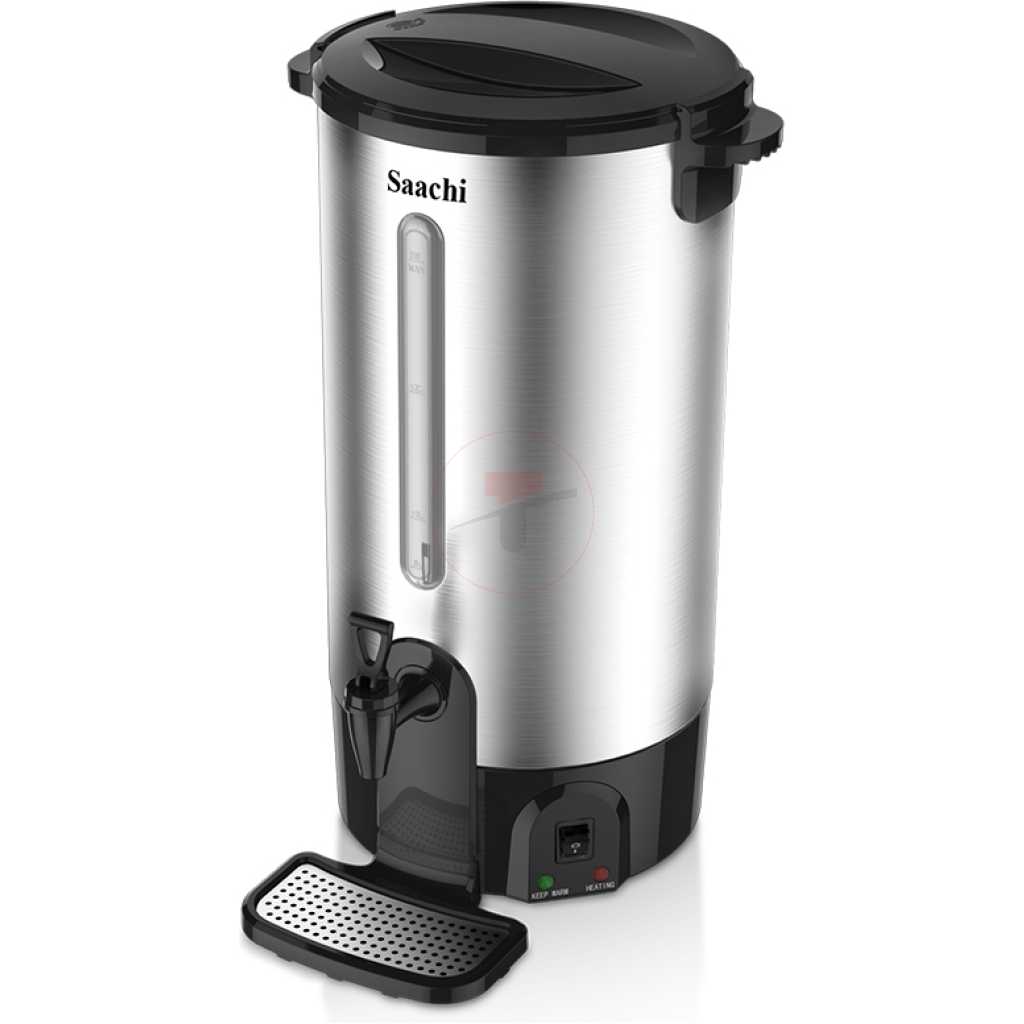 Saachi Stainless Steel Water Boiler 20L NL-WB-7420 - Silver & Black