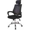Ergonomic Office Chair Mesh with Headrest-Black