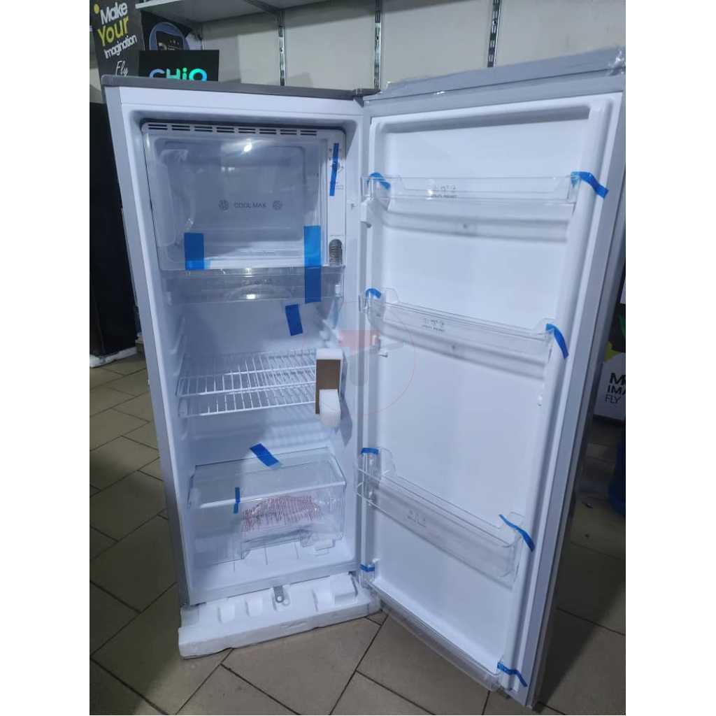 CHiQ 230-Litre Fridge CSR230; Single Door Defrost Refrigerator - Silver