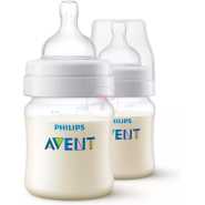 Philips Avent Anti-Colic Baby Bottle 125ml X2, SCG810/62 - White