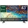 Toshiba 43-Inch Smart LED TV, Full HD with HDR & Dolby Atmos VIDAA TV, Fire TV 43V35KW - Black.