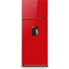 Hisense 270-Litre Fridge RD-27DR; Water Dispenser Top Mounted Freezer Double Door Fridge Refrigerator - Red