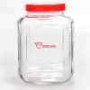 Bon Appetit 4.5L Square Glass Cereal Cookies Storage Jar Container Bottle Tin- Clear