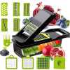 11 in 1 Multi-function Vegetable and Fruit Chopper Kitchen Diced Artifact Potato Shredded grater grater household potato chip sliced grater -Grey