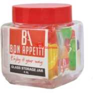 Bon Appetit 1.5L Glass Cereal Cookies Storage Jar Container Bottle Tin- Clear