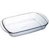 O Cuisine Glass-Rectangular fountain oven boron 35X22X6Cm Baking Dish Pan-Clear.