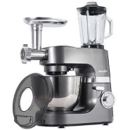 Sonifer 7 L 6 Speed 3 in 1 Food Mixer Professional Commercial Blender Stand Mixer Meat Grinder For Home - Silver