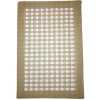 6 Square Decorative Placemats Table Mats And 1 Table Runner - Cream.