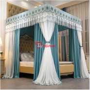 All Green 4 Stand Curtain Mosquito Net