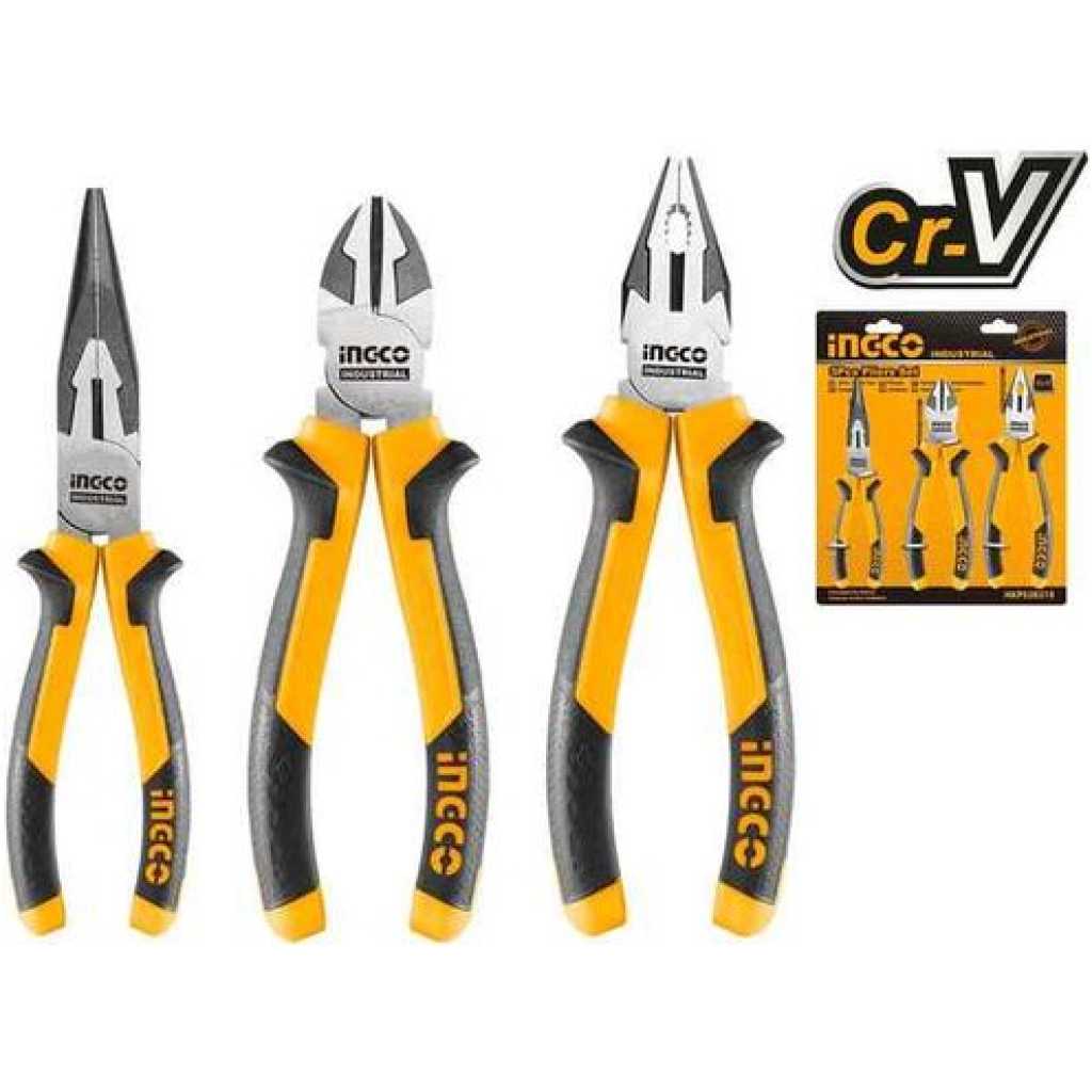 INGCO 3 PCS Pliers Set HHLNP28200