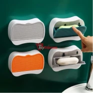 Wall Mounted Kitchen, Bathroom Soap Dish Holder -Multi-Colours