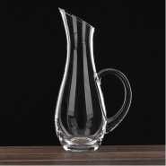 Glass Wine Decanter With Handle- Clear