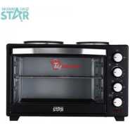RAF 40 Litres Electric Oven Cooker With 2 Hot Plates- Black Microwave Ovens TilyExpress