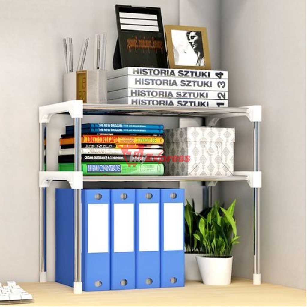 Microwave Stand Storage Organizer Rack - Silver