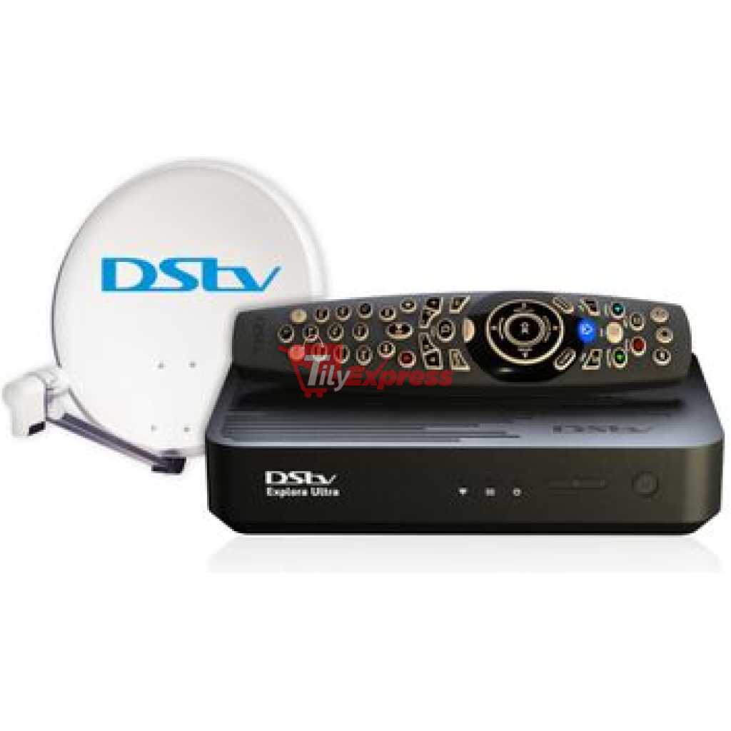 Dstv Multichoice Dstv Full Kit With One Month Free Subscription - Grey Dish