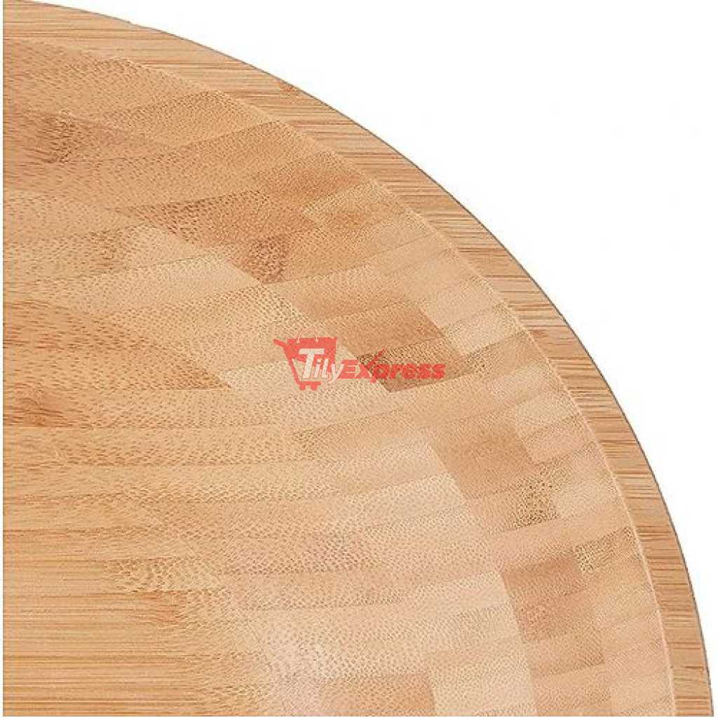 Bamboo 25Cm Bamboo Fruit Salad Serving Bowl Dish-Brown.