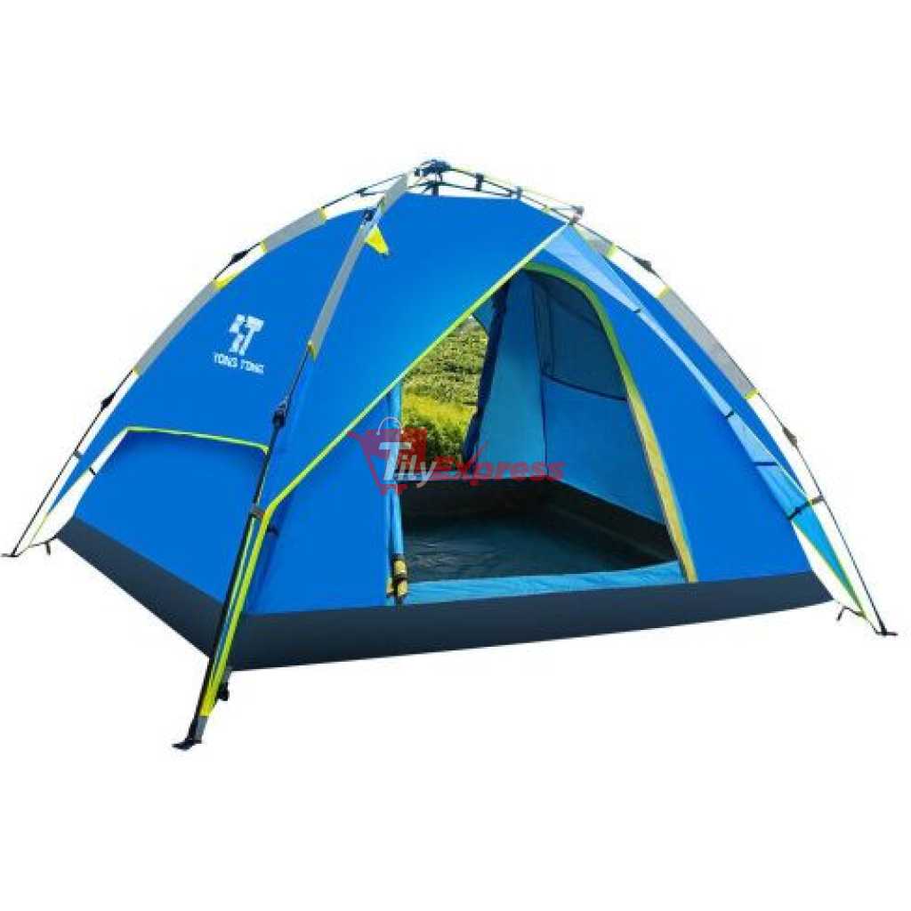 2/3/4 Person Camping Tent with Removable Rain Fly, Easy Setup Outdoor Tents Water Resistant Lightweight Portable for Family Backpacking Camping Hiking Traveling- Multicolor