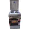 KLASS Full Electric Cooker 50x60cm, 4 Electric Plates, Electric Oven & Grill, Rotisserie, Oven Lamp & Timer, 4TTE-5604HP - Black