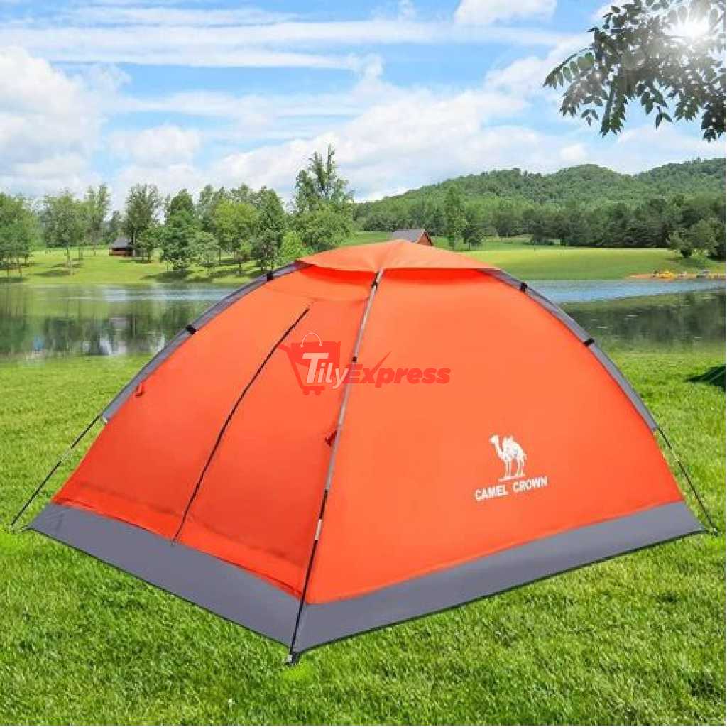 2/3/4 Person Camping Tent with Removable Rain Fly, Easy Setup Outdoor Tents Water Resistant Lightweight Portable for Family Backpacking Camping Hiking Traveling- Multicolor