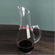 Glass Wine Decanter With Handle- Clear Decanters TilyExpress