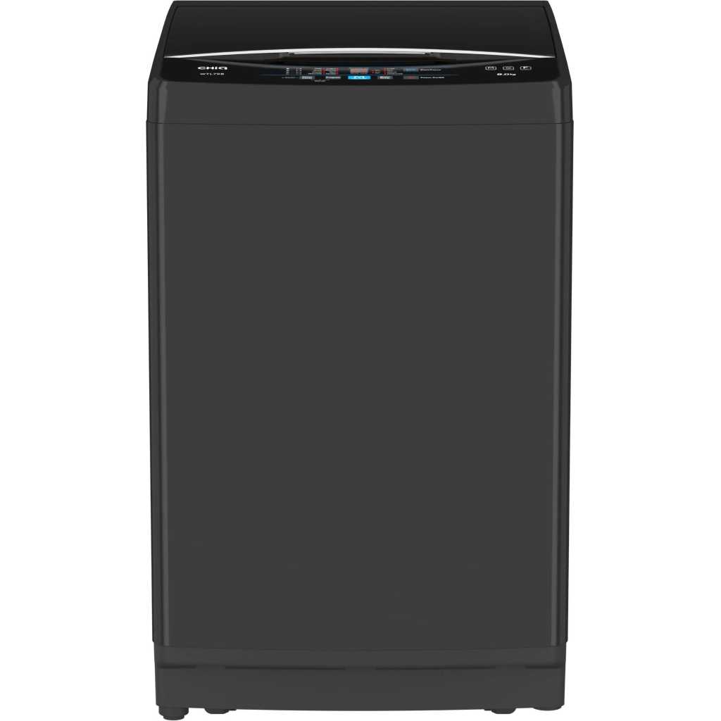 CHiQ 8kg Top Load Washing Machine Fully Automatic (Grey)